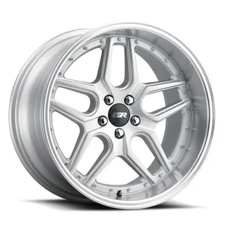 ESR CS15.2 18x9.5 ET35 (5x120 / 72.6) - Hyper Silver Machine Lip